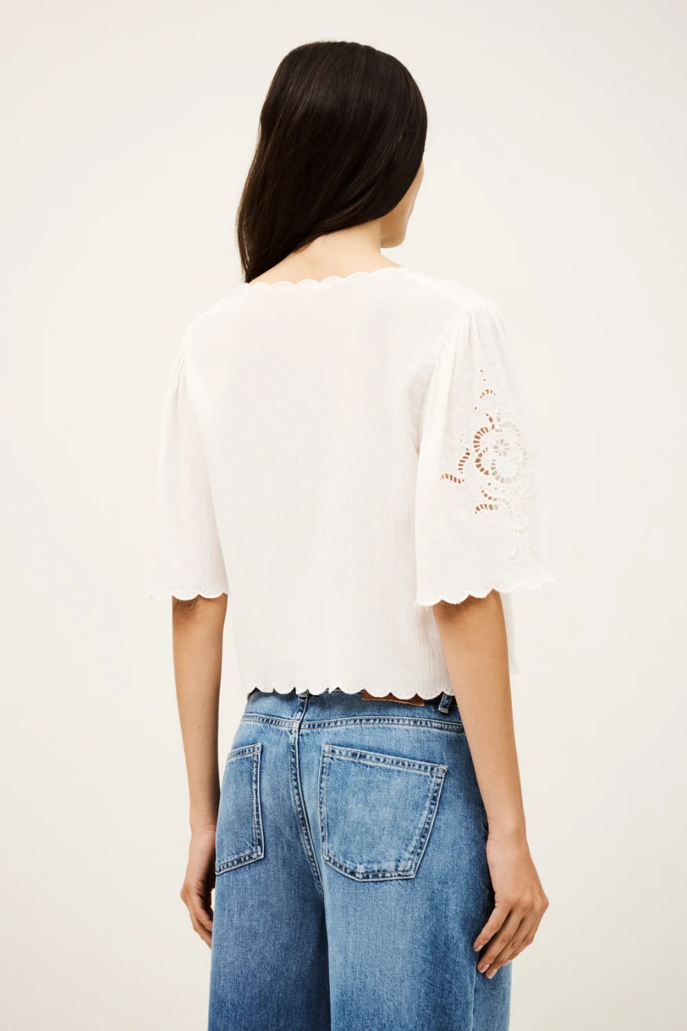 Ba&sh - חולצה Olaya – 1H25OLAY_ECRU – 3