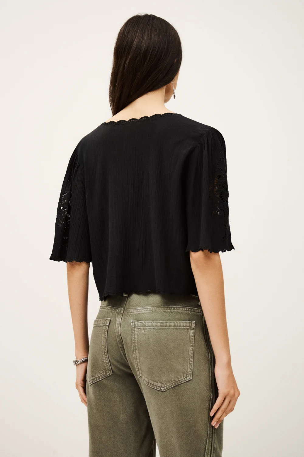 Ba&sh - חולצה Olaya – 1H25OLAY_NOIR – 3