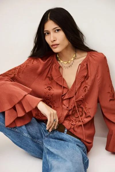 Ba&sh - חולצה Omar – 1H25OMAR_BLUSH – 3