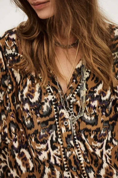 Ba&sh - חולצה Onada – 1H25ONAD_OCRE – 2