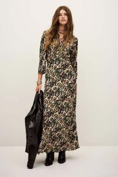 Ba&sh - שמלה Onoa – 1H25ONOA_ECRU – 1