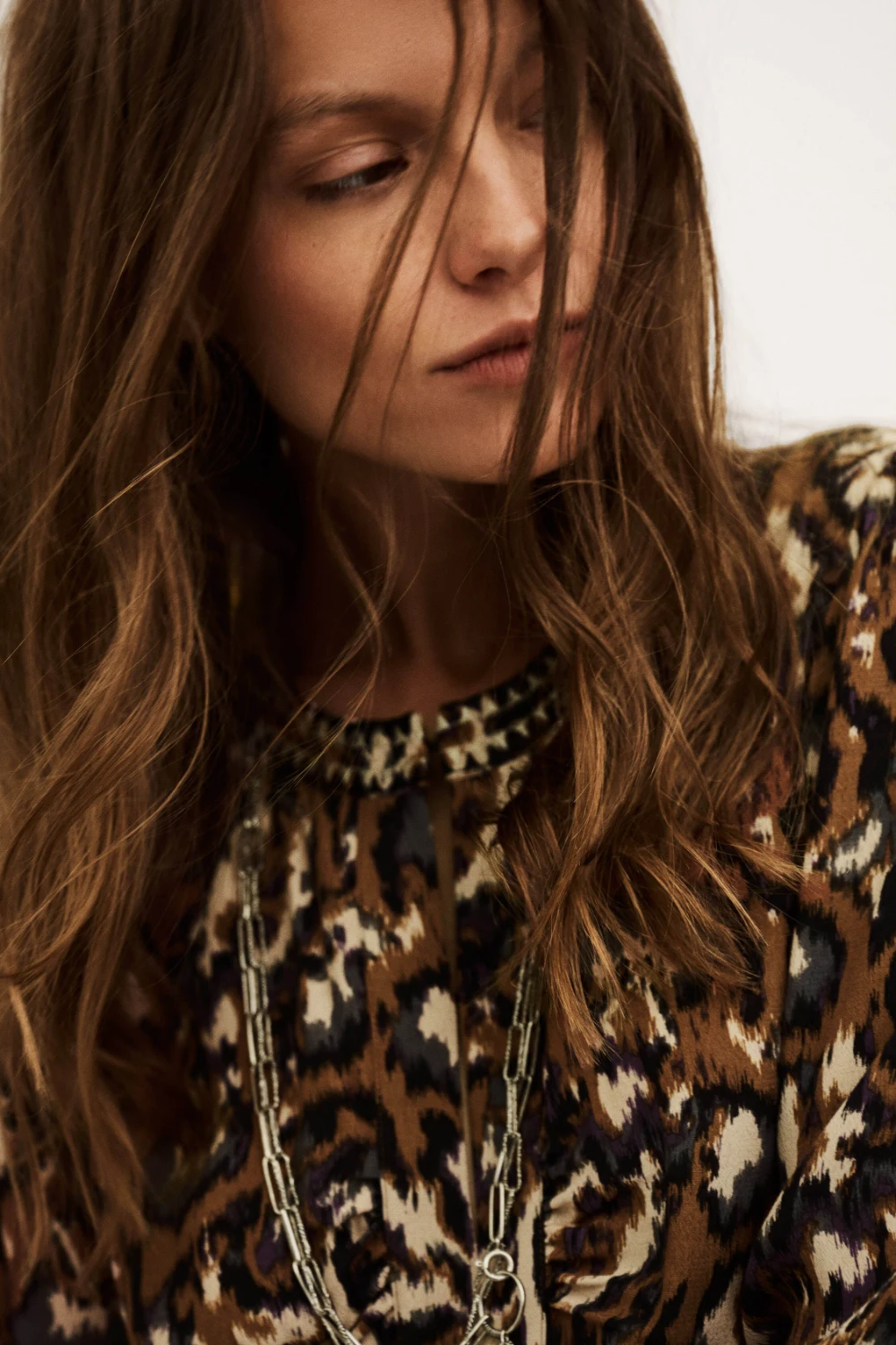 Ba&sh - שמלה Onoa – 1H25ONOA_OCRE – 2