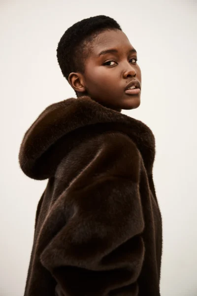 Ba&sh - ג’קט Pandy – 1H25PAND_CHOCOLAT – 1