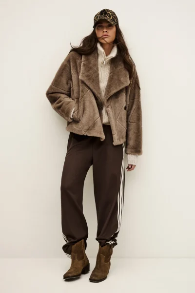 Ba&sh - ג’קט Pinie – 1H25PINI_TAUPE – 1