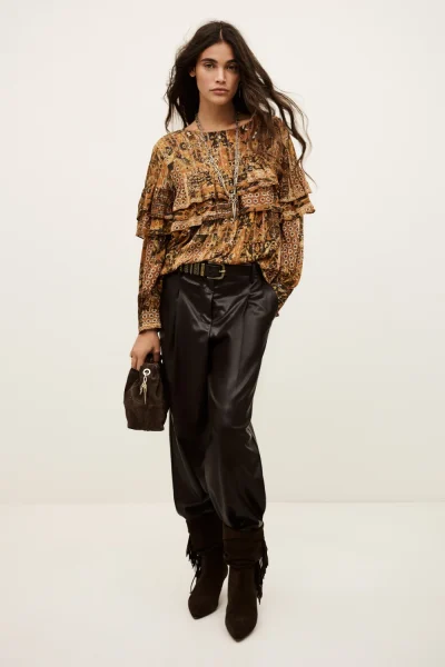 Ba&sh - חולצה Pixie – 1H25PIXI_OCRE – 1