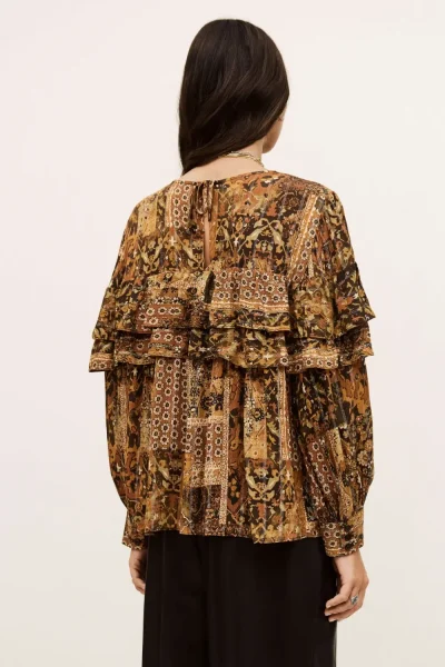 Ba&sh - חולצה Pixie – 1H25PIXI_OCRE – 4