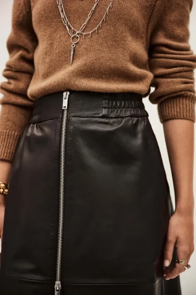 Ba&sh - חצאית Pona – 1H25PONA_CHOCOLAT – 3