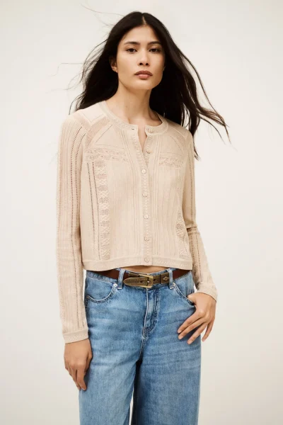 Ba&sh - קרדיגן Puria – 1H25PURI_FICELLE – 1