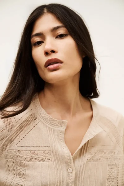 Ba&sh - קרדיגן Puria – 1H25PURI_FICELLE – 2