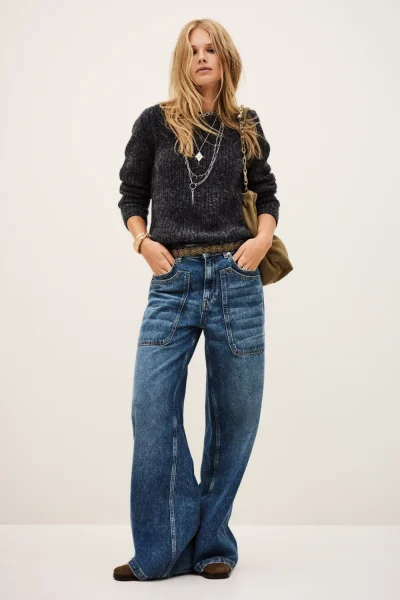 Ba&sh - קרדיגן Rachelle – 1H25RACH_MARINE – 1