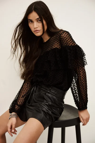 Ba&sh - חולצה Raff – 1H25RAFF_NOIR – 4