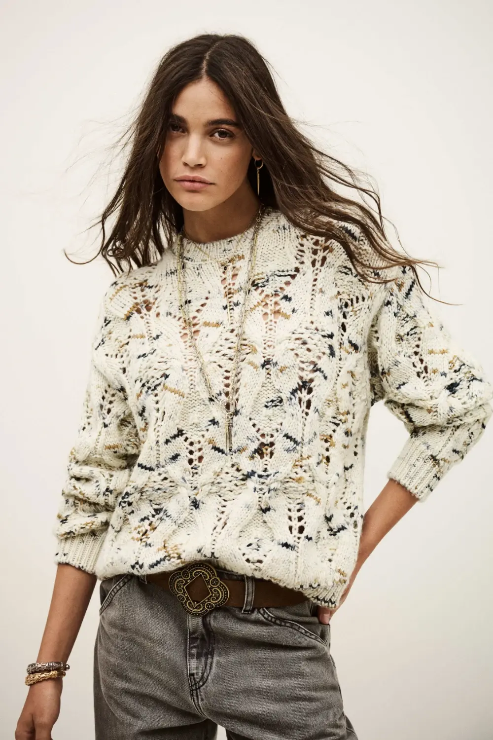 Ba&sh - קרדיגן Rave – 1H25RAVE_MULTICO – 2