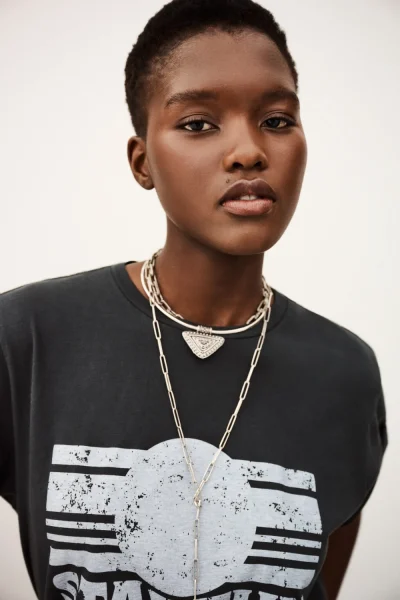 Ba&sh - חולצה Reese – 1H25REES_ANTHRACITE – 1