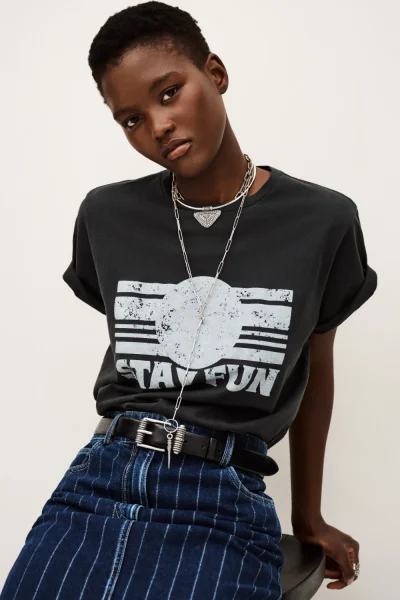 Ba&sh - חולצה Reese – 1H25REES_ANTHRACITE – 3