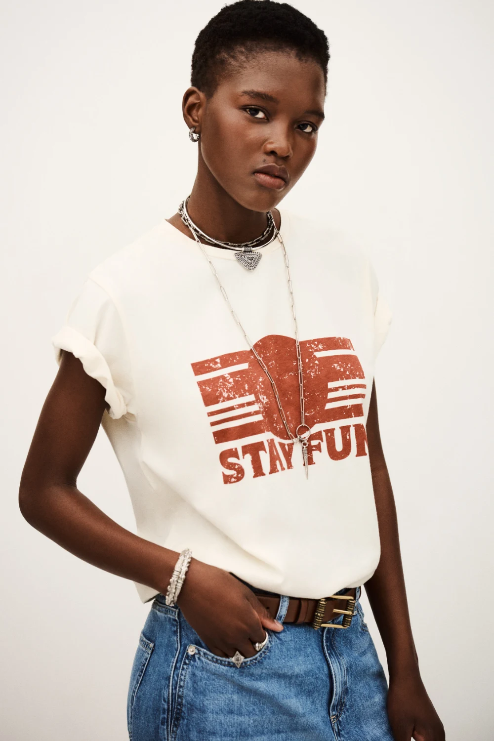 Ba&sh - חולצה Reese – 1H25REES_ECRU – 3