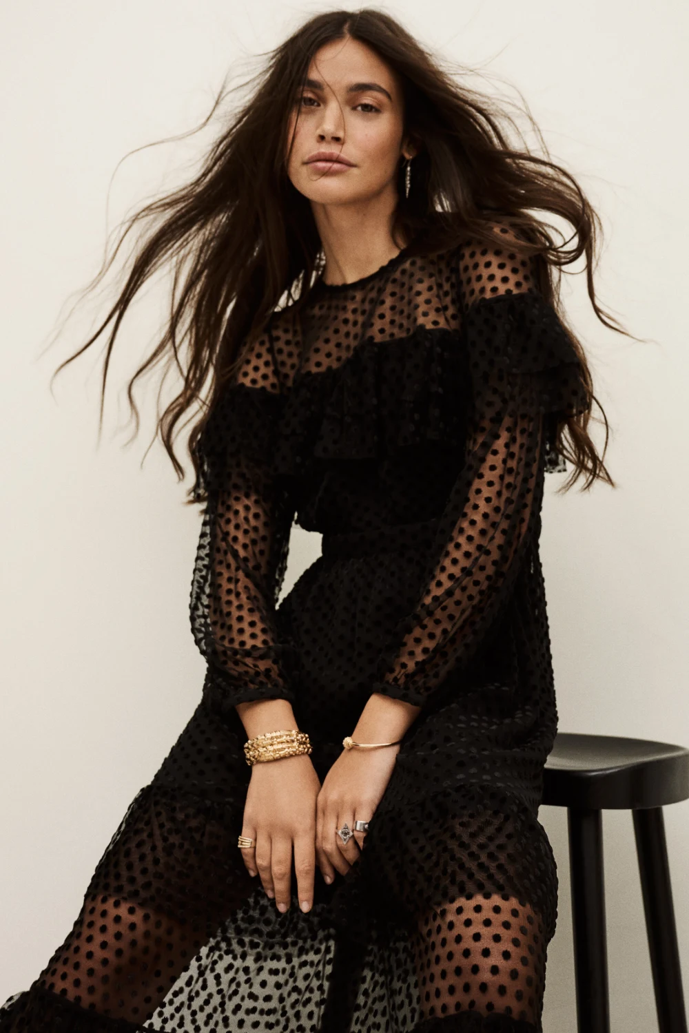 Ba&sh - שמלה Rita – 1H25RITA_NOIR – 1