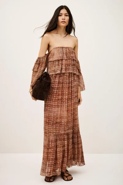 Ba&sh - שמלה Robbie – 1H25ROBB_ROSE – 1