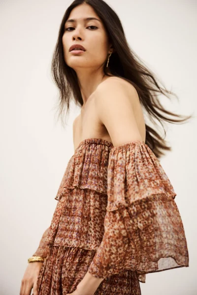 Ba&sh - שמלה Robbie – 1H25ROBB_ROSE – 2