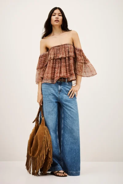 Ba&sh - חולצה Rush – 1H25RUSH_ROSE – 3