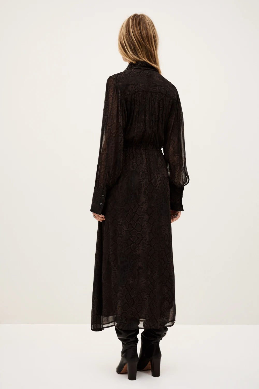 Ba&sh - שמלה Sahara – 1H25SAHA_MARRON – 4