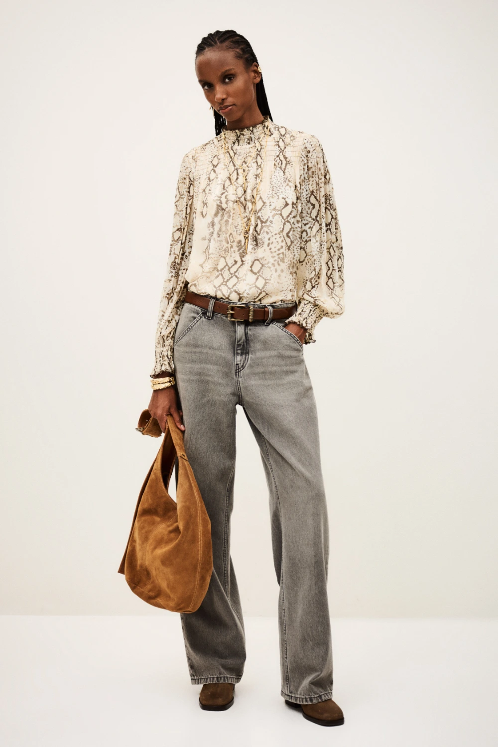 Ba&sh - חולצה Shamy – 1H25SHAM_ECRU – 1