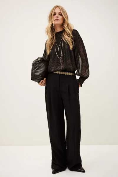 Ba&sh - חולצה Shamy – 1H25SHAM_MARRON – 2