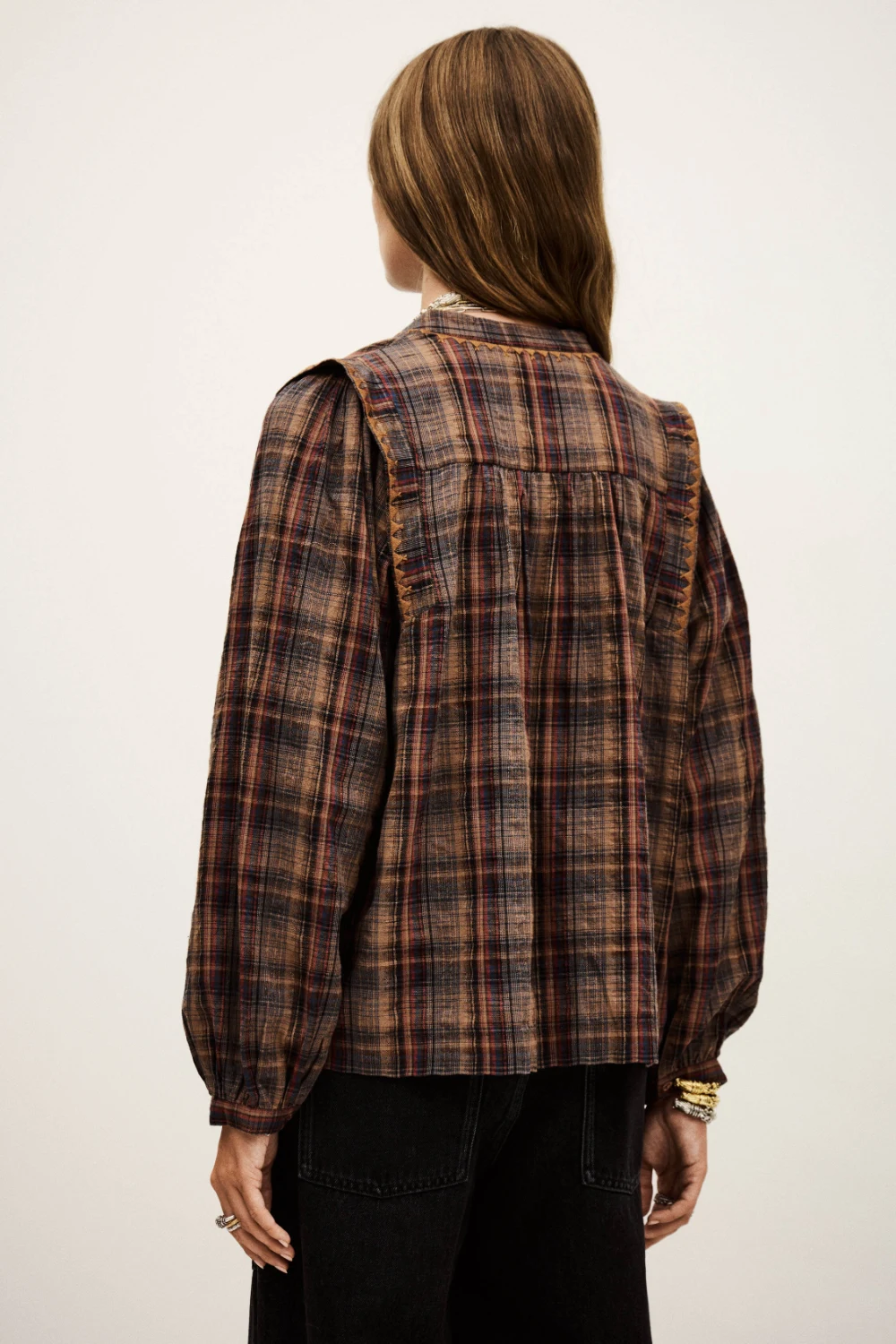 Ba&sh - חולצה Shea – 1H25SHEA_MARRON – 4