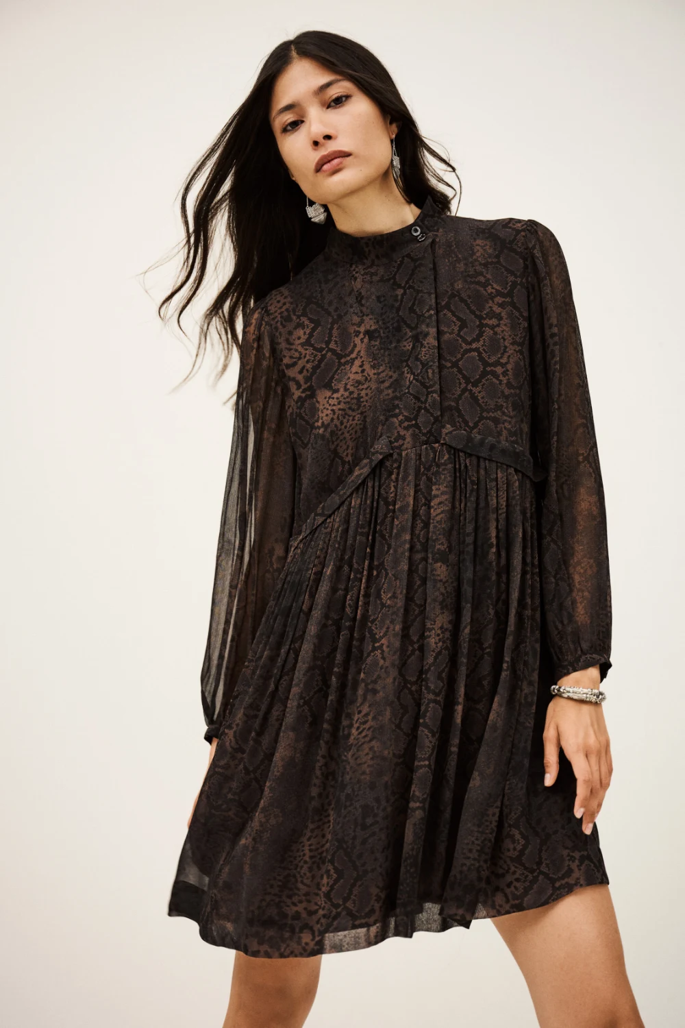 Ba&sh - שמלה Simba – 1H25SIMB_MARRON – 1