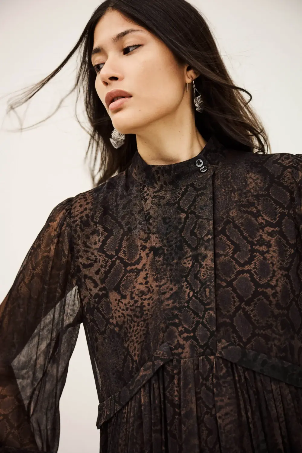 Ba&sh - שמלה Simba – 1H25SIMB_MARRON – 3