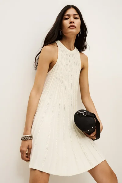 Ba&sh - שמלה Sinnta – 1H25SINN_ECRU – 1