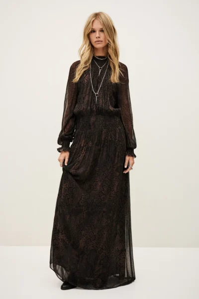 Ba&sh - שמלה Smoky – 1H25SMOK_MARRON – 3