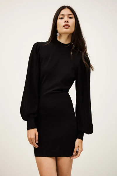 Ba&sh - שמלה Stella – 1H25STEL_NOIR – 1