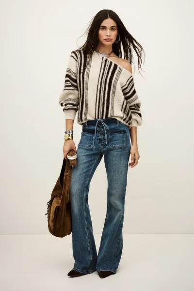 Ba&sh - קרדיגן Suela – 1H25SUEL_CHOCOLAT – 1