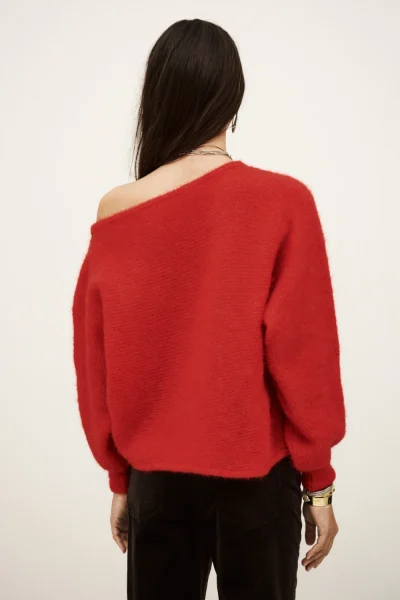 Ba&sh - קרדיגן Suela – 1H25SUEL_ROUGE – 4