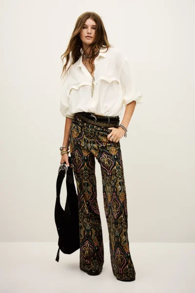 Ba&sh - מכנסיים Swae – 1H25SWAE_MULTICO – 1