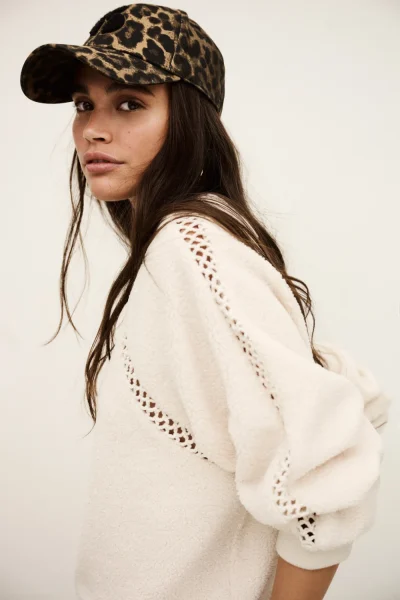 Ba&sh - סווטשירט Sweet – 1H25SWEE_ECRU – 2