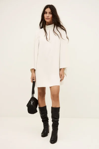 Ba&sh - שמלה Tori – 1H25TORI_ECRU – 1