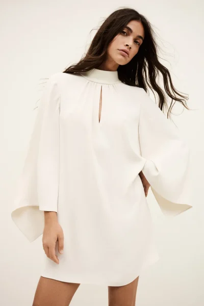 Ba&sh - שמלה Tori – 1H25TORI_ECRU – 1