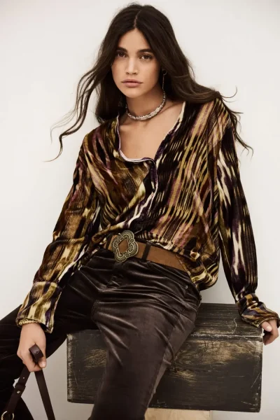 Ba&sh - חולצה Vany – 1H25VANY_KAKI – 2