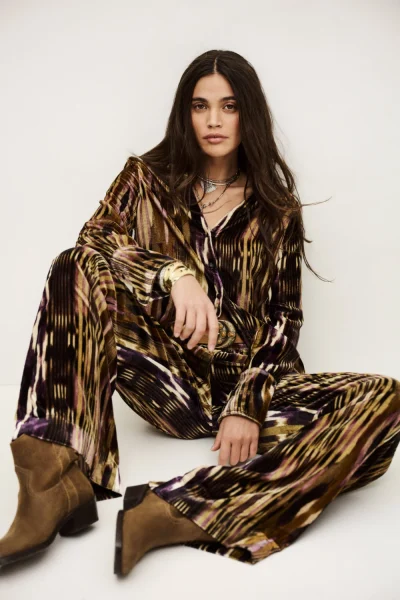 Ba&sh - מכנסיים Velvo – 1H25VELV_KAKI – 1