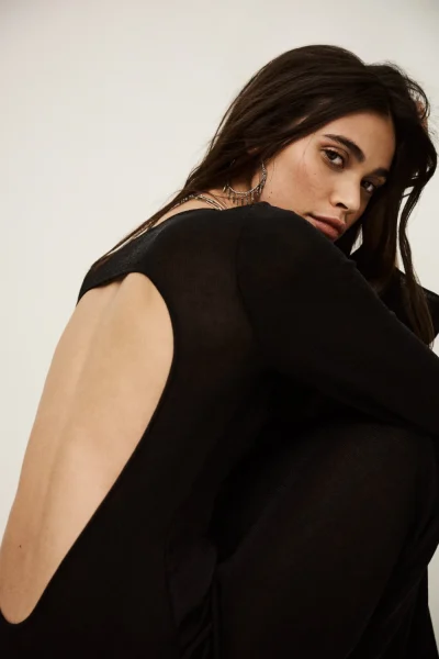 Ba&sh - שמלה Zimmie – 1H25ZIMM_NOIR – 2