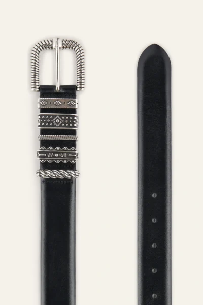 Ba&sh - חגורה Berkane – 2E24BERK_NOIR – 2