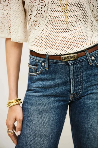 Ba&sh - חגורה Bondy – 2H25BOND_MARRON – 3