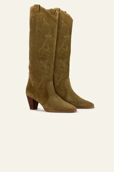 Ba&sh - מגפיים Casey – 2H25HCAS_KAKI – 1