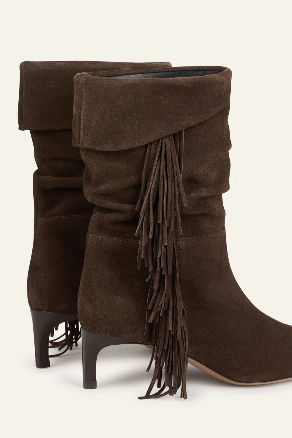 Ba&sh - מגפיים Boots – 2H25SCAR_CHOCO – 2