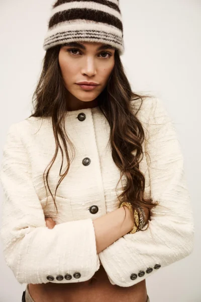 Ba&sh - בלייזר Alfie – 1H25ALFI_ECRU – 1