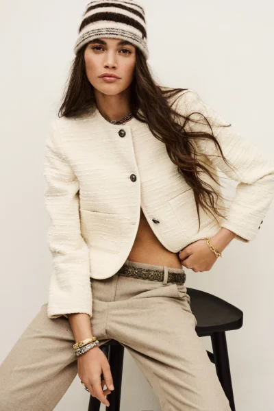 Ba&sh - בלייזר Alfie – 1H25ALFI_ECRU – 4