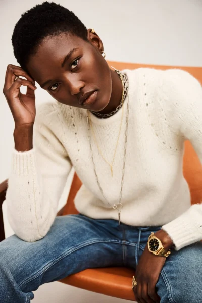 Ba&sh - קרדיגן Belma – 1H25BELM_ECRU – 1