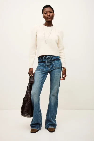 Ba&sh - קרדיגן Belma – 1H25BELM_ECRU – 3