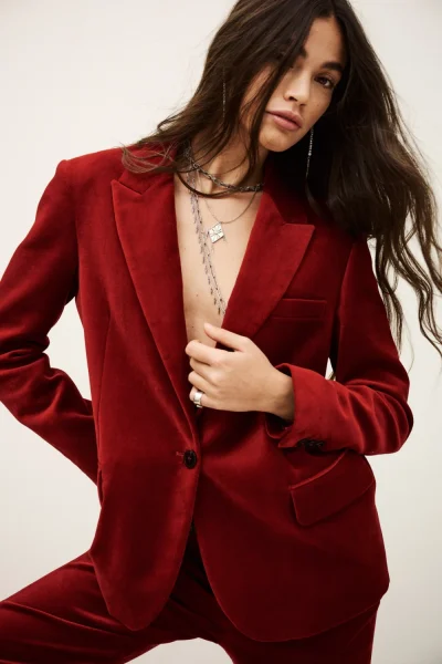 Ba&sh - בלייזר Jacket – 1H25BOOP_ROUGE – 2